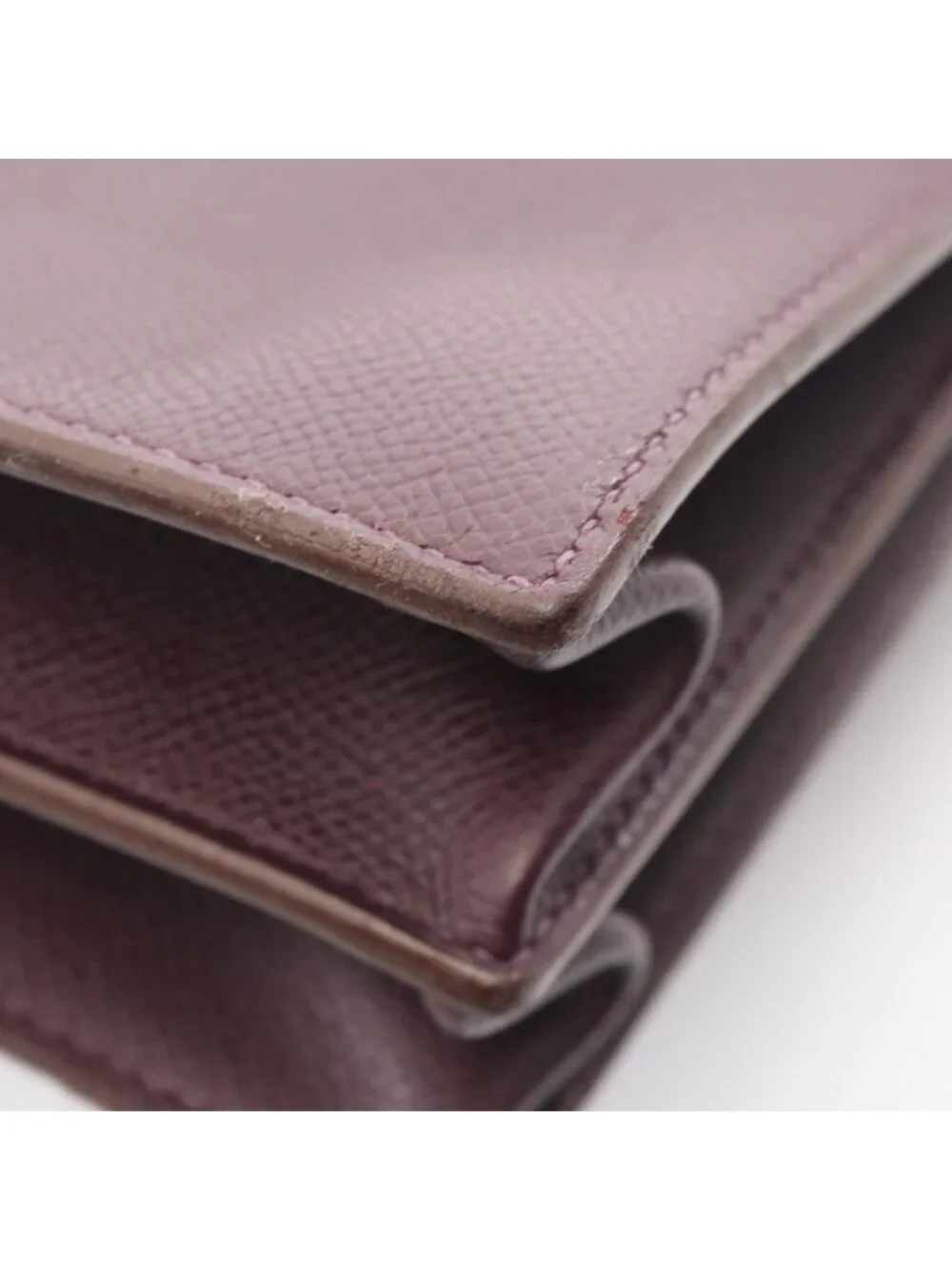 Hermes Briefcase Kelly Depeche 34 Violet Leather